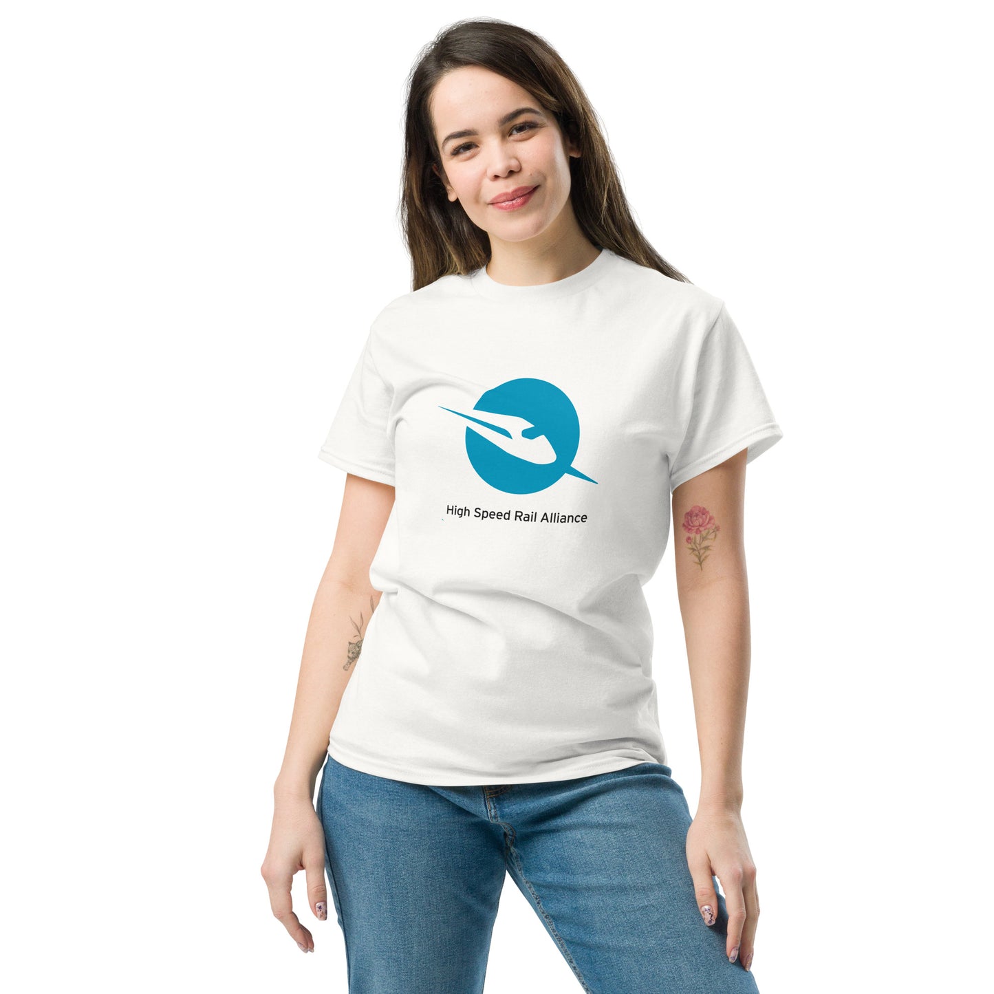 HSRA White Unisex Classic Tee