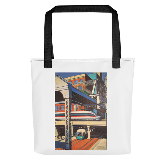 Bridges Crossing Tote Bag