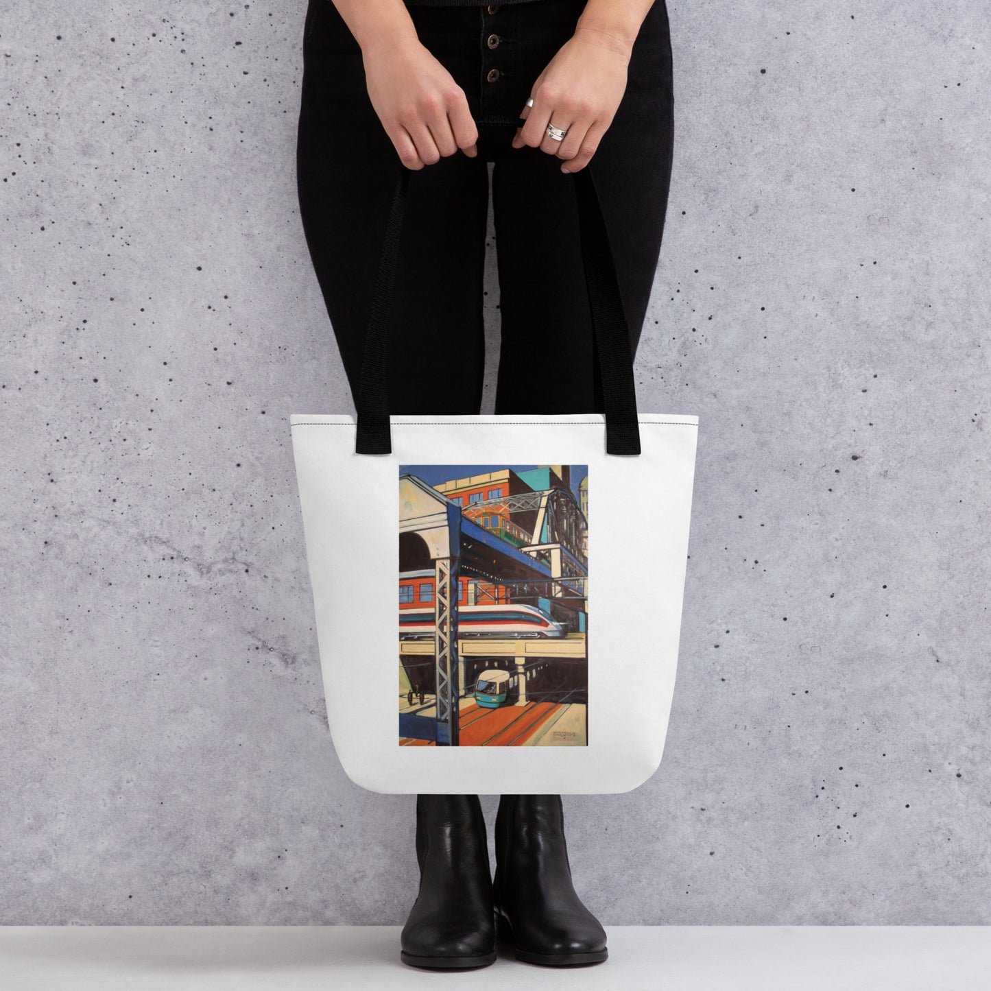 Bridges Crossing Tote Bag