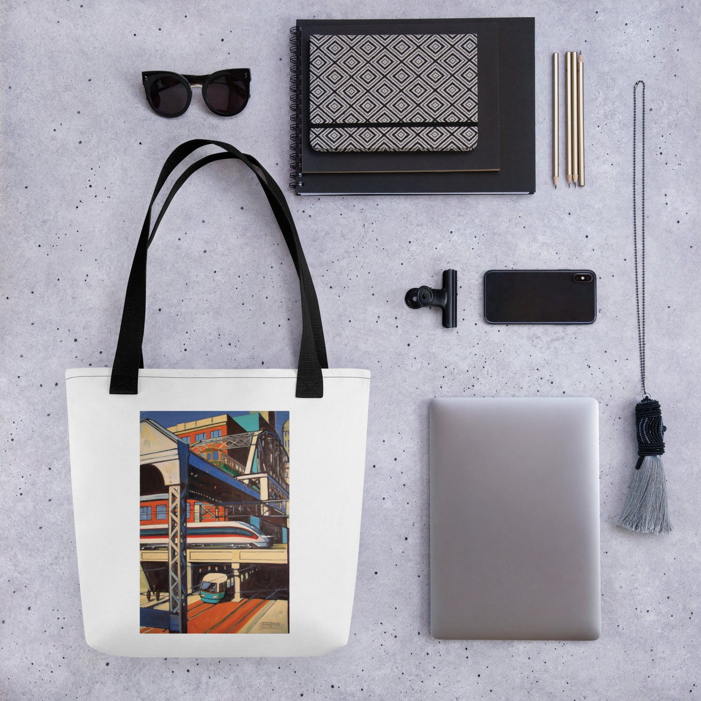 Bridges Crossing Tote Bag