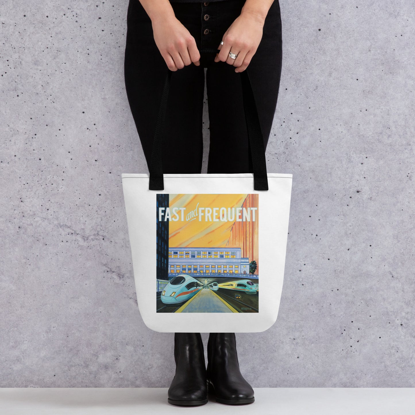 "Fast and Frequent" Tote Bag