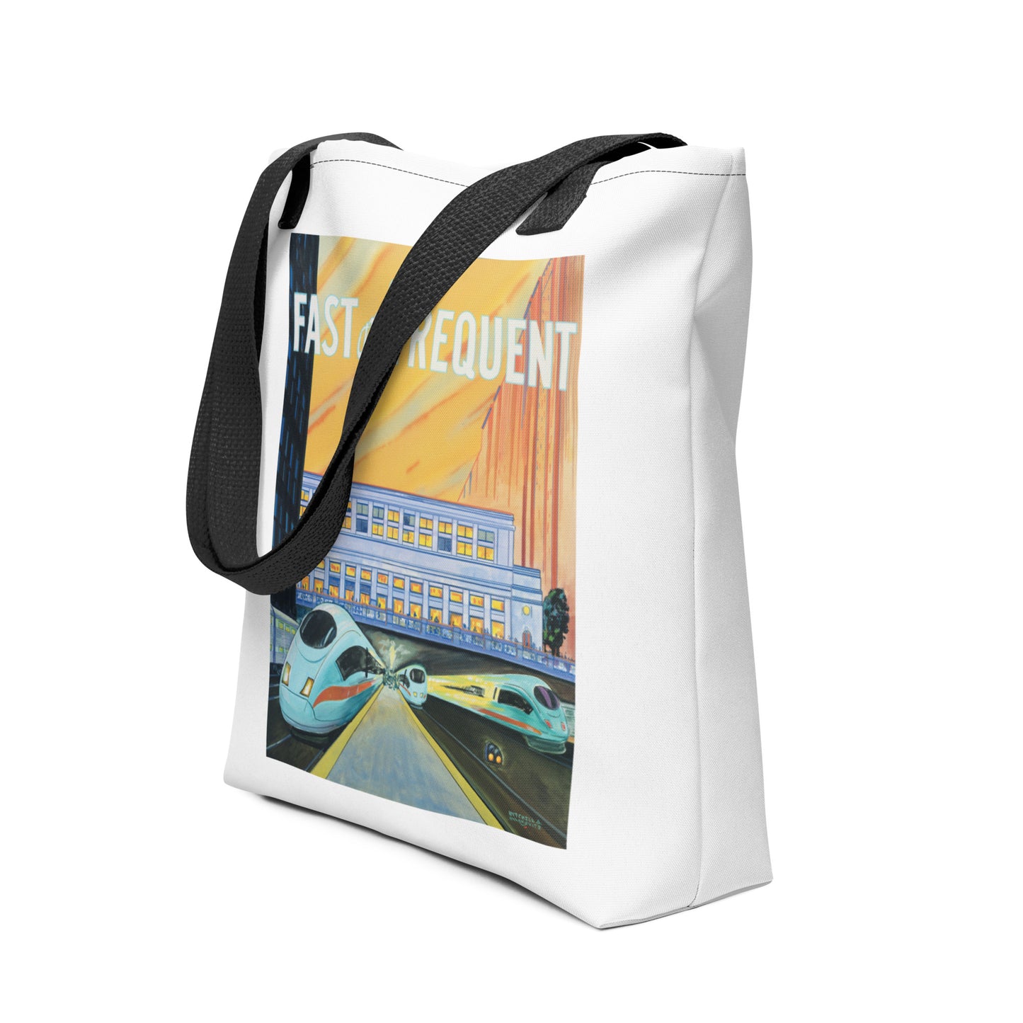 "Fast and Frequent" Tote Bag