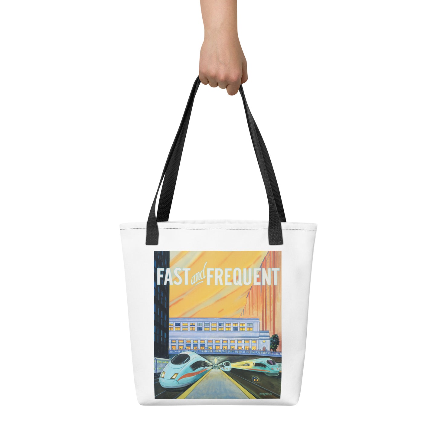 "Fast and Frequent" Tote Bag