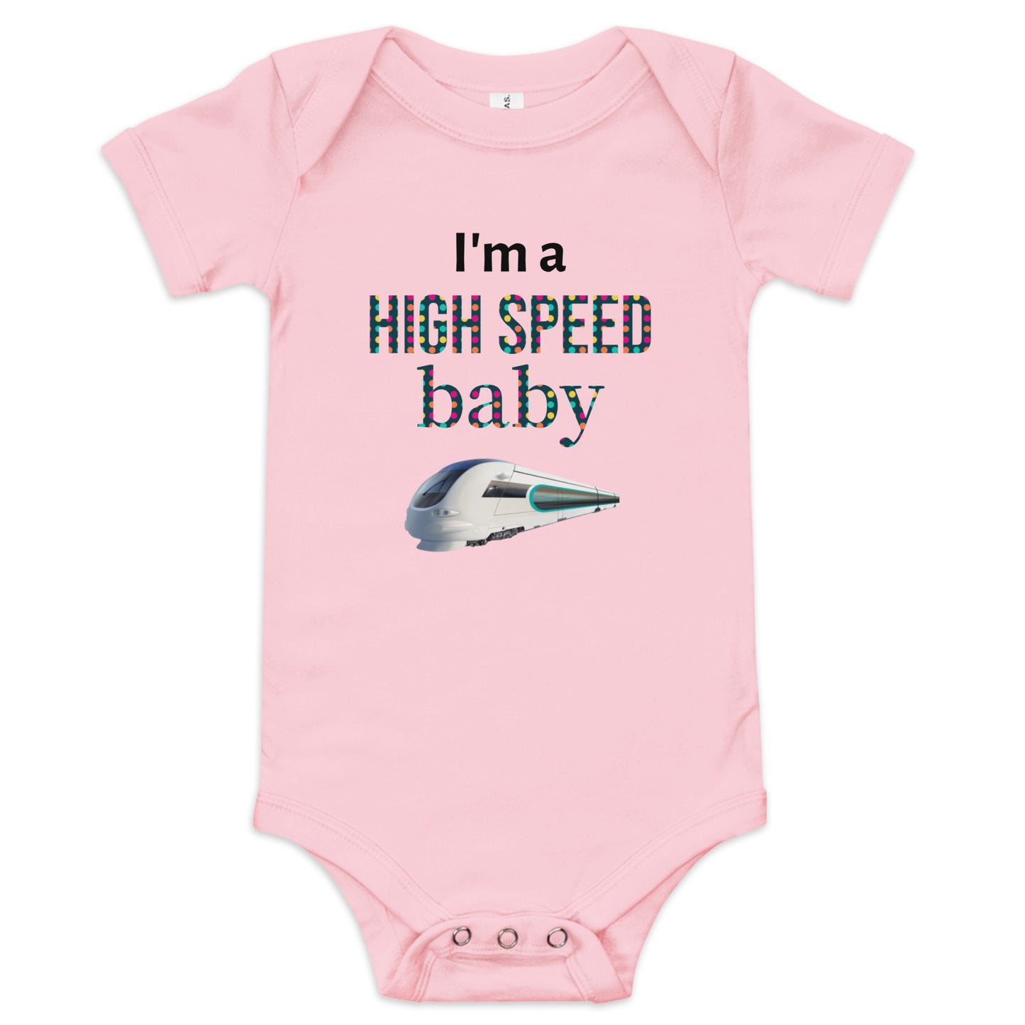 "High Speed Baby" Short Sleeve One Piece