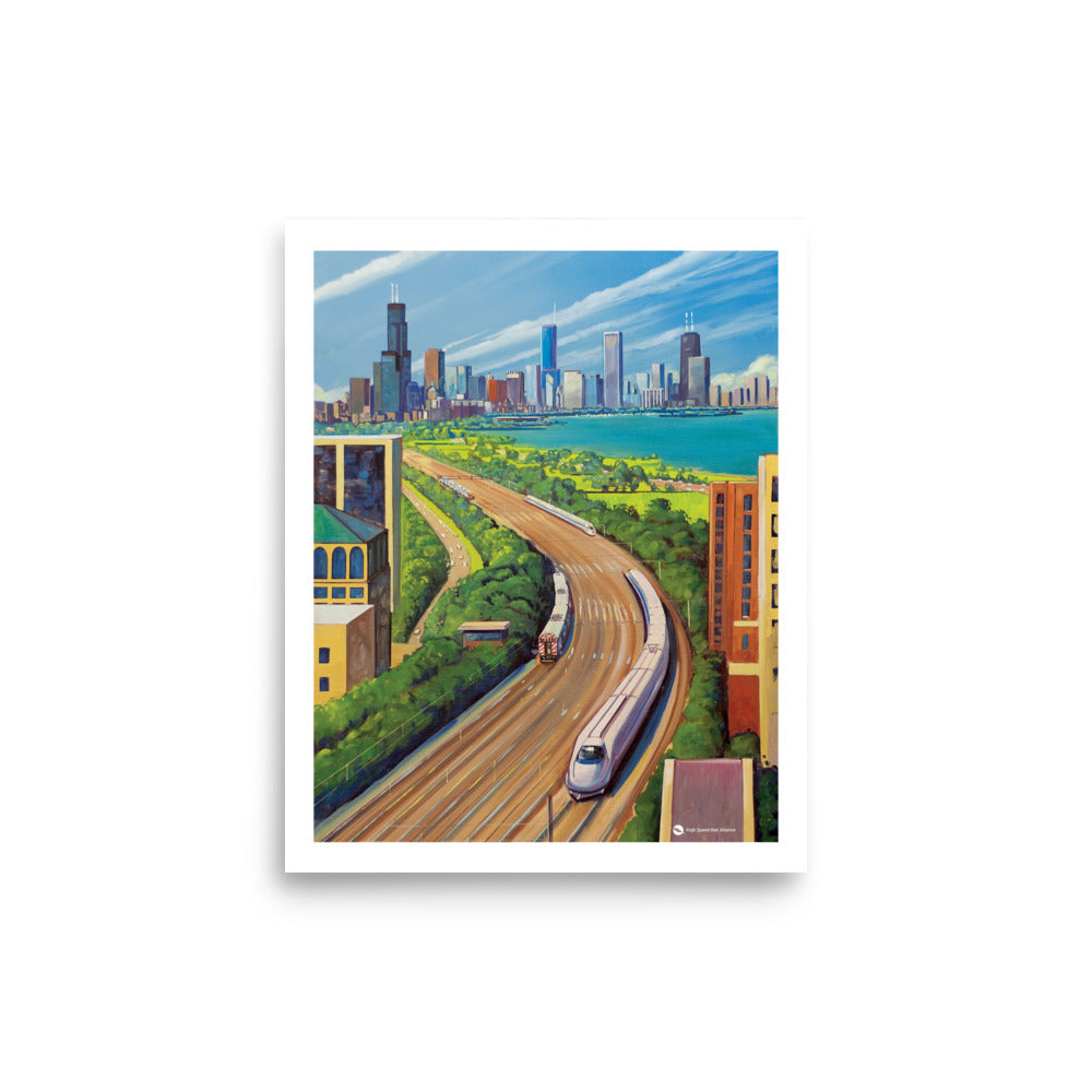 Chicago Skyline Poster