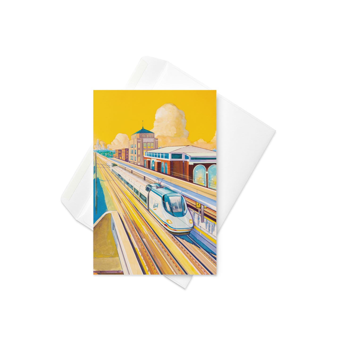 All Aboard Greeting Card