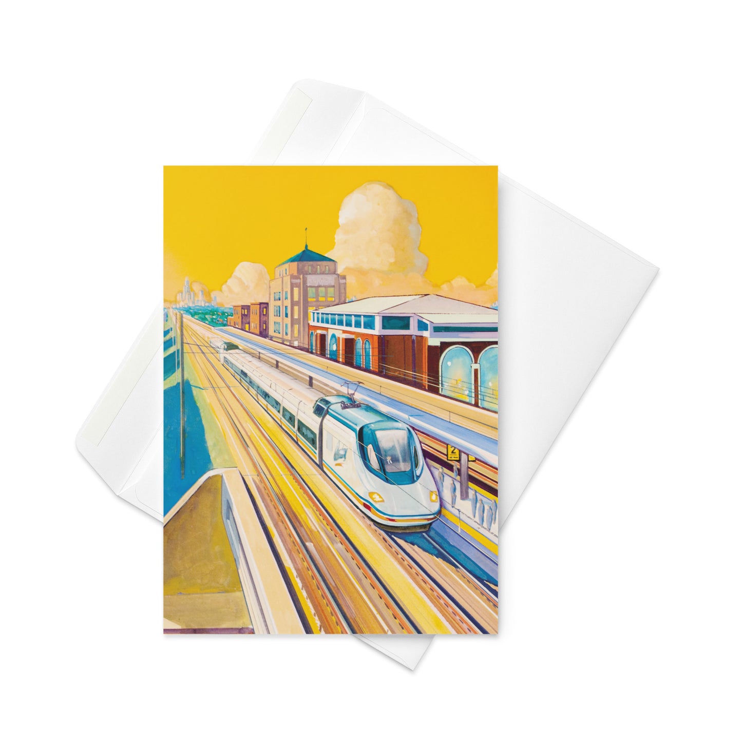 All Aboard Greeting Card