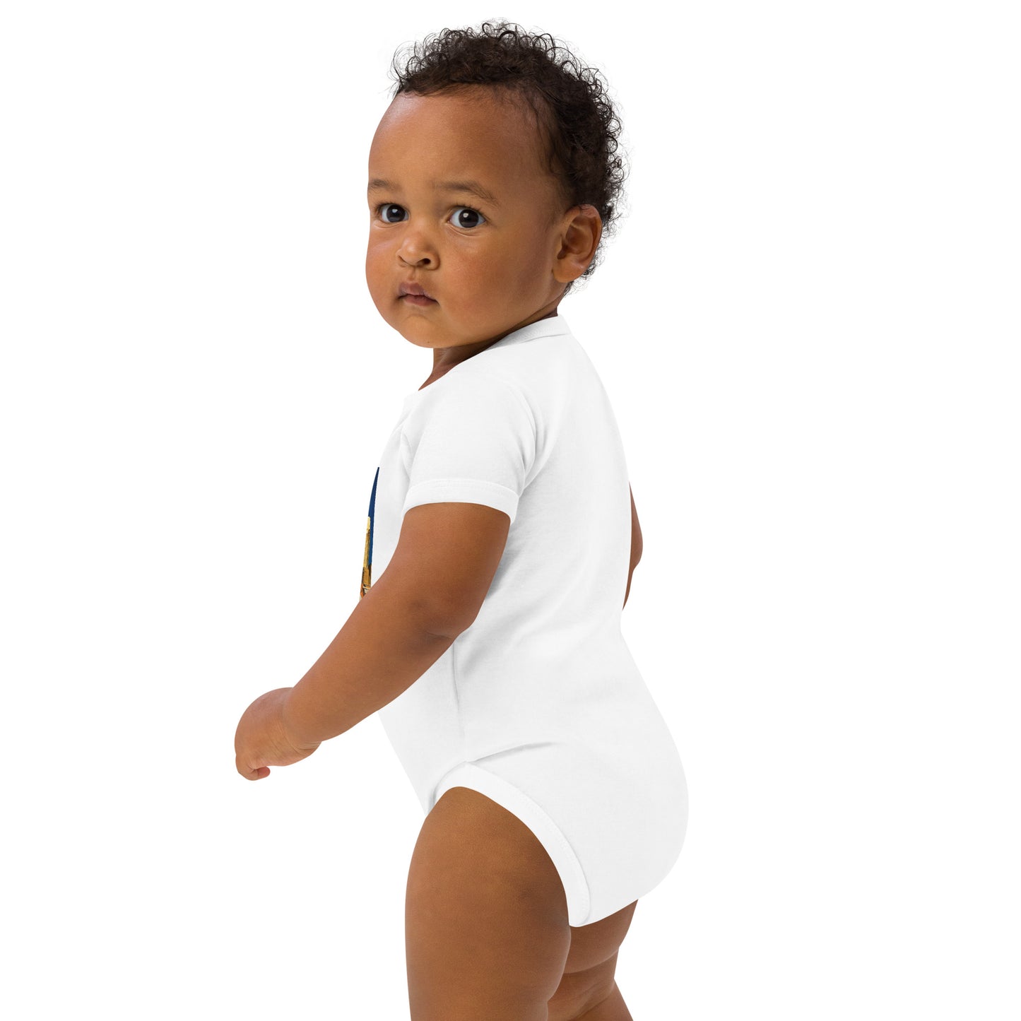 Night Train Organic Cotton Baby Onesie