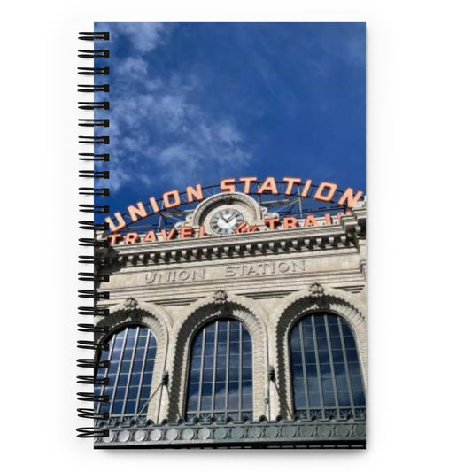 Denver Union Station Spiral notebook