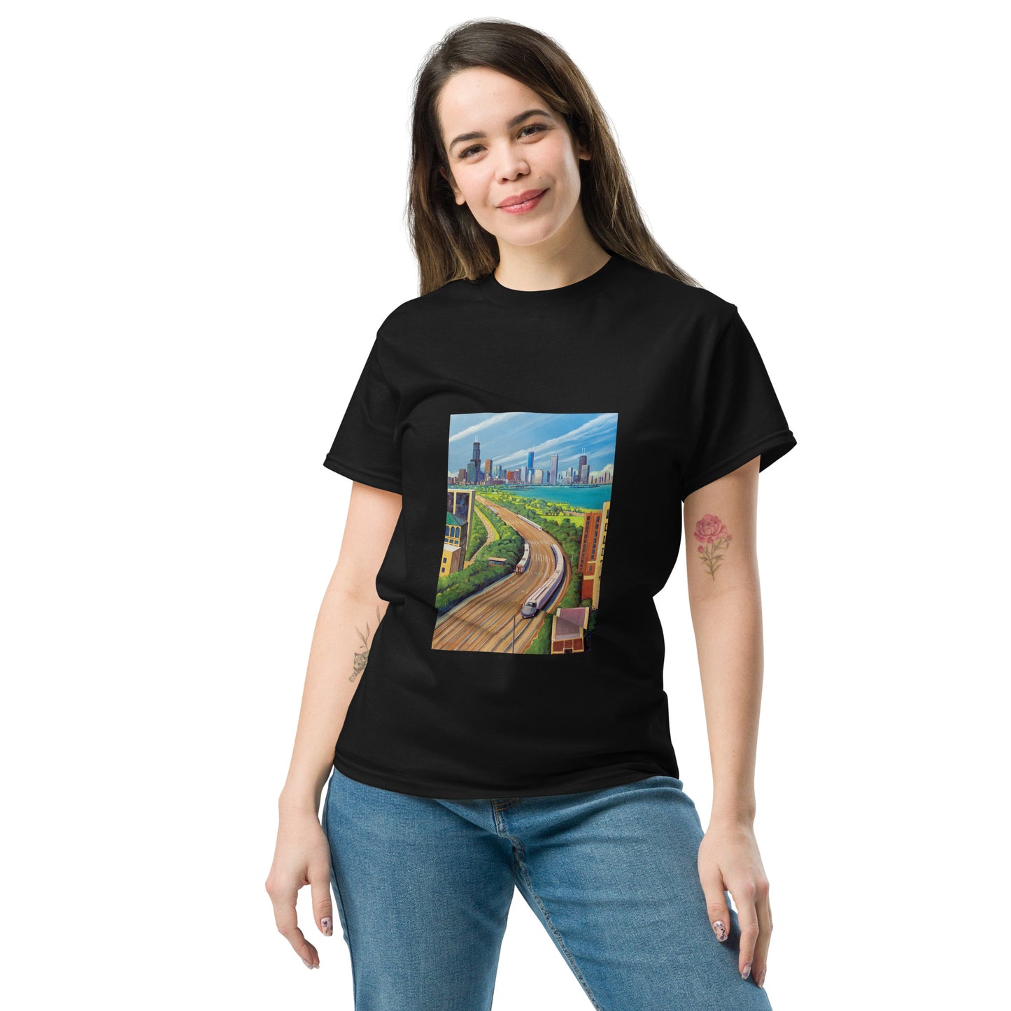 Chicago Skyline Unisex Classic Tee