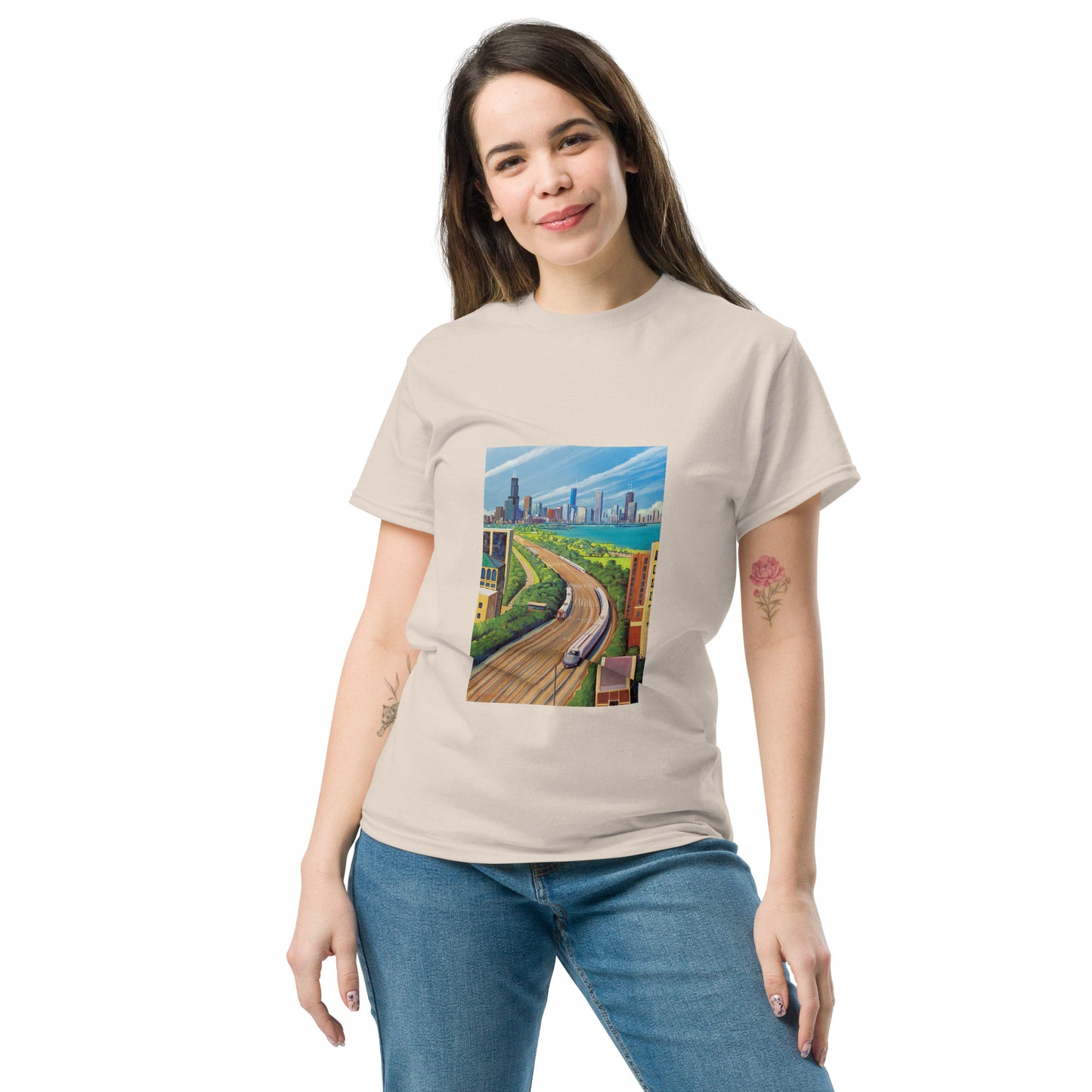 Chicago Skyline Unisex Classic Tee