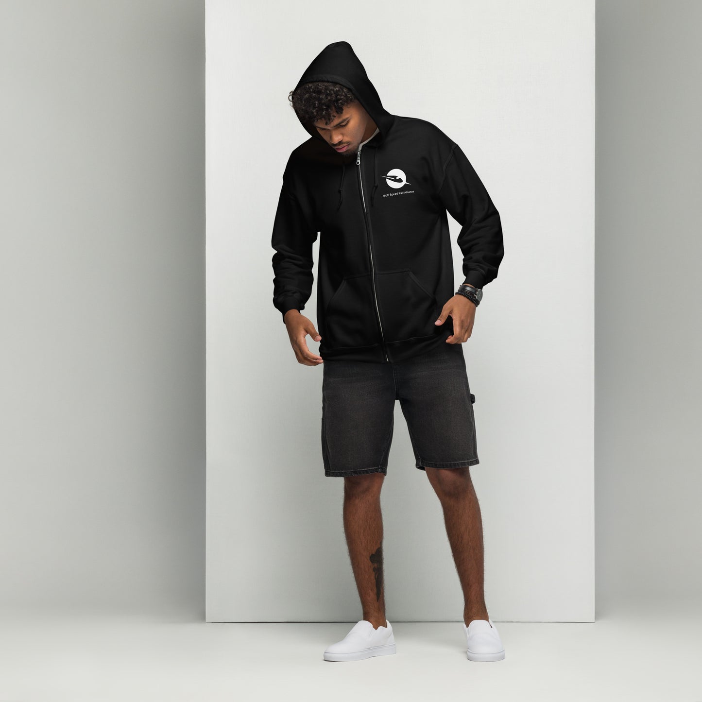 HSRA Embroidered Unisex Zip Hoodie