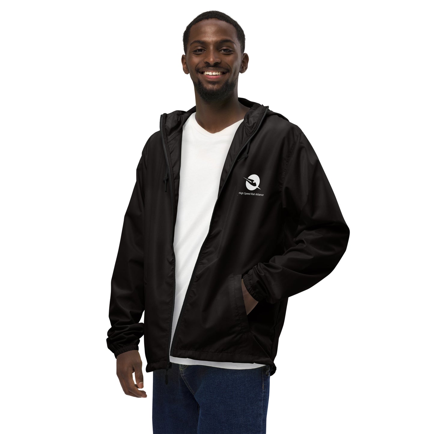 HSRA Unisex Lightweight Zip Up Windbreaker