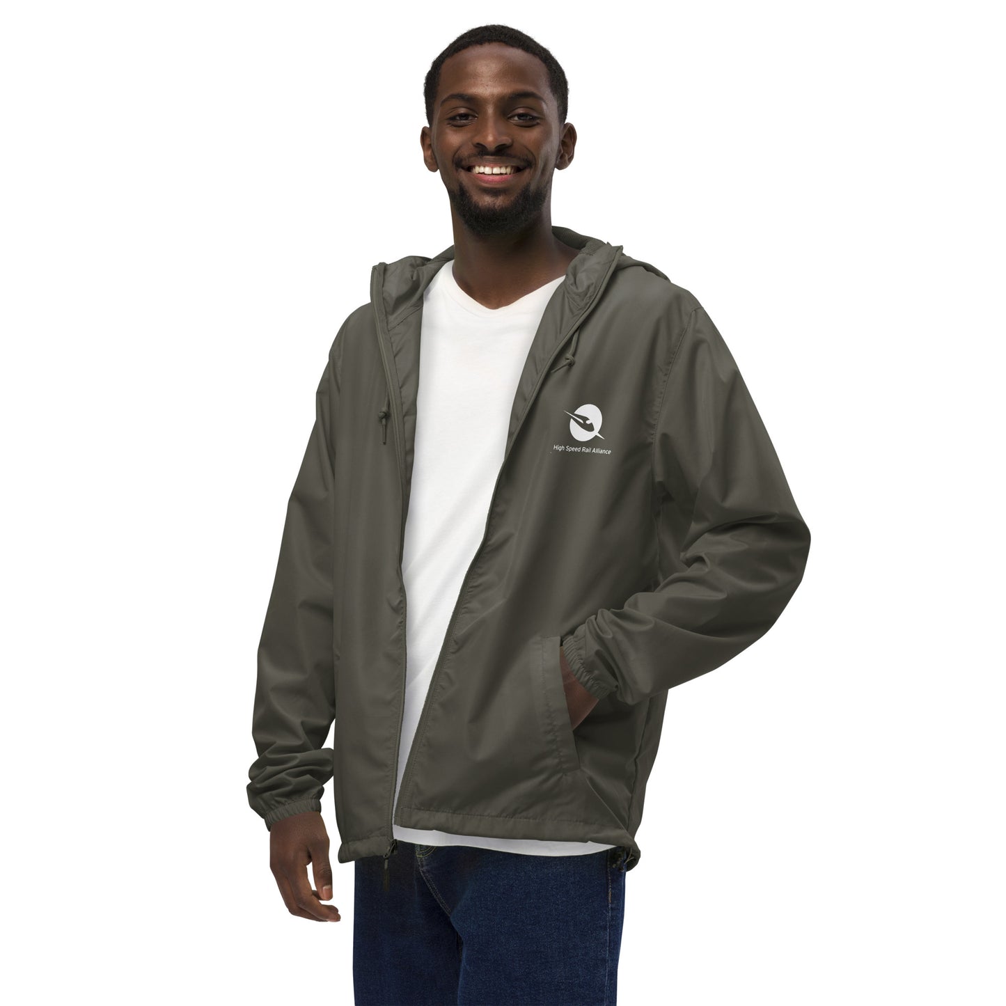 HSRA Unisex Lightweight Zip Up Windbreaker