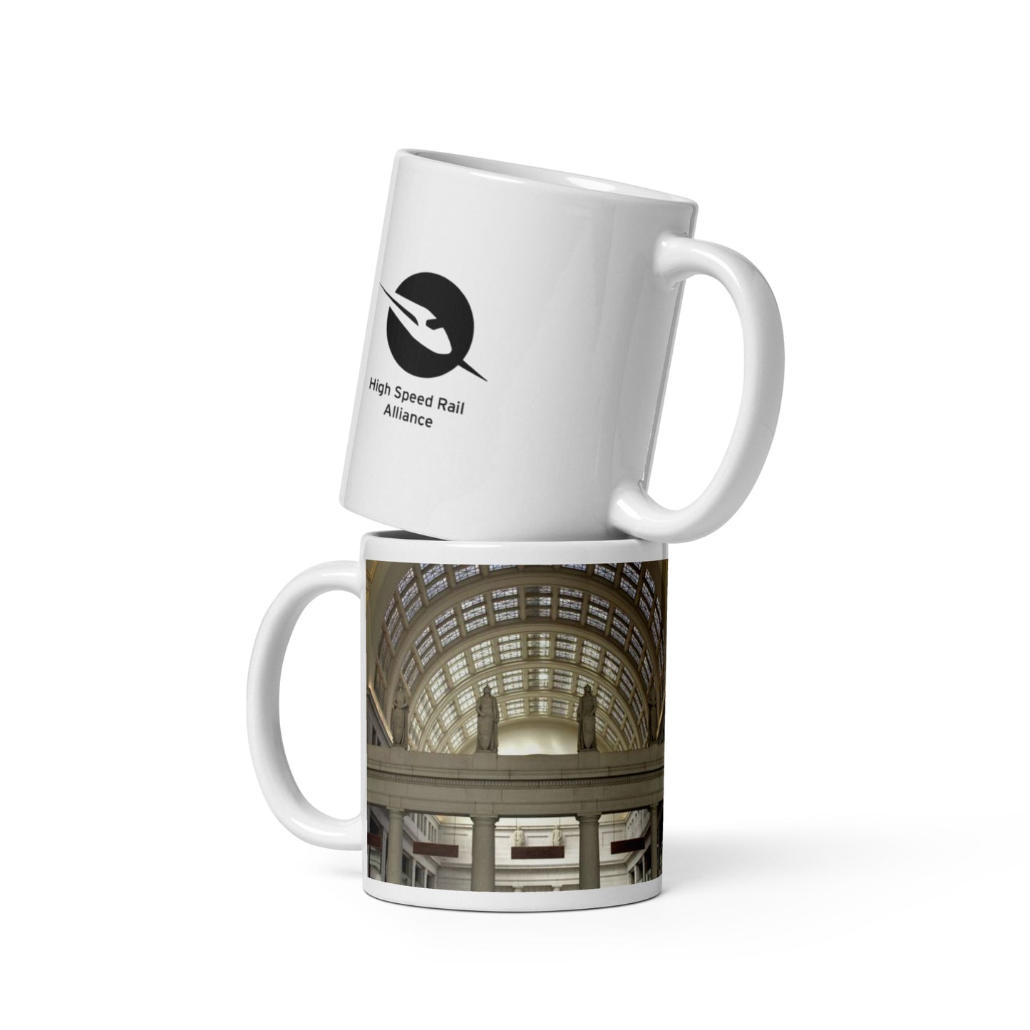 DC Union Station White glossy mug