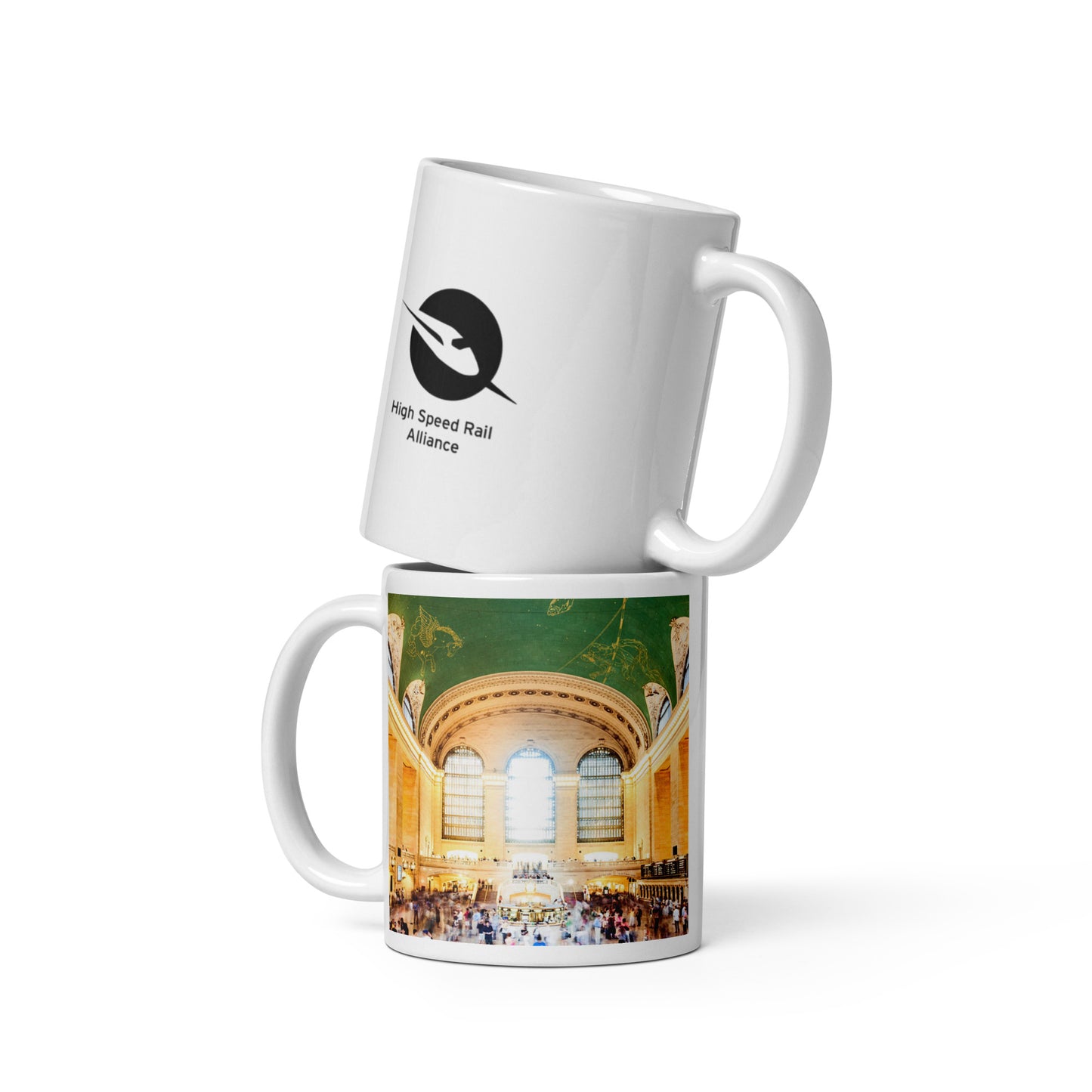 Grand Central Terminal White glossy mug